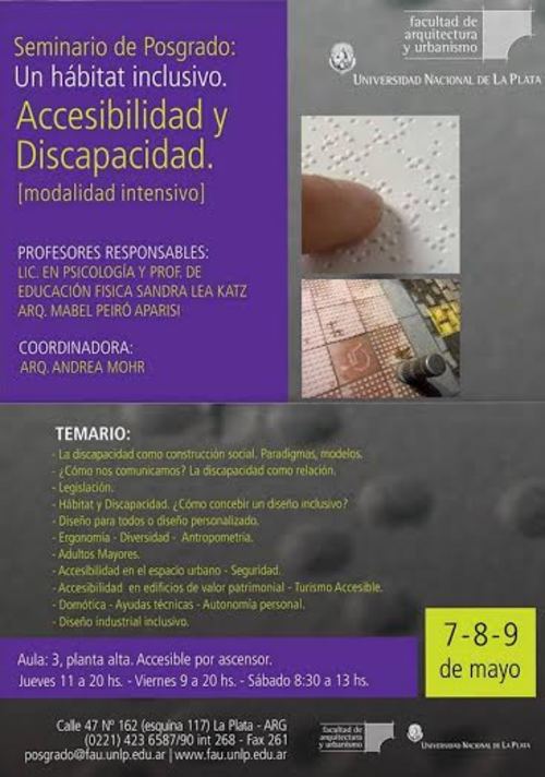 Seminario: Un Hábitat Inclusivo FAU-UNLP